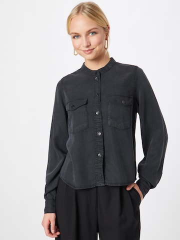 Noisy may Blouse 'CARRIE' in Zwart: voorkant