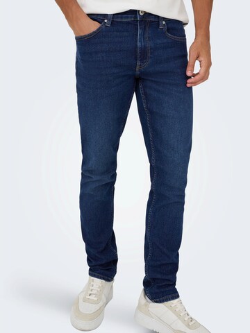 Only & Sons Slim fit Jeans 'ONSLOOM' in Blue