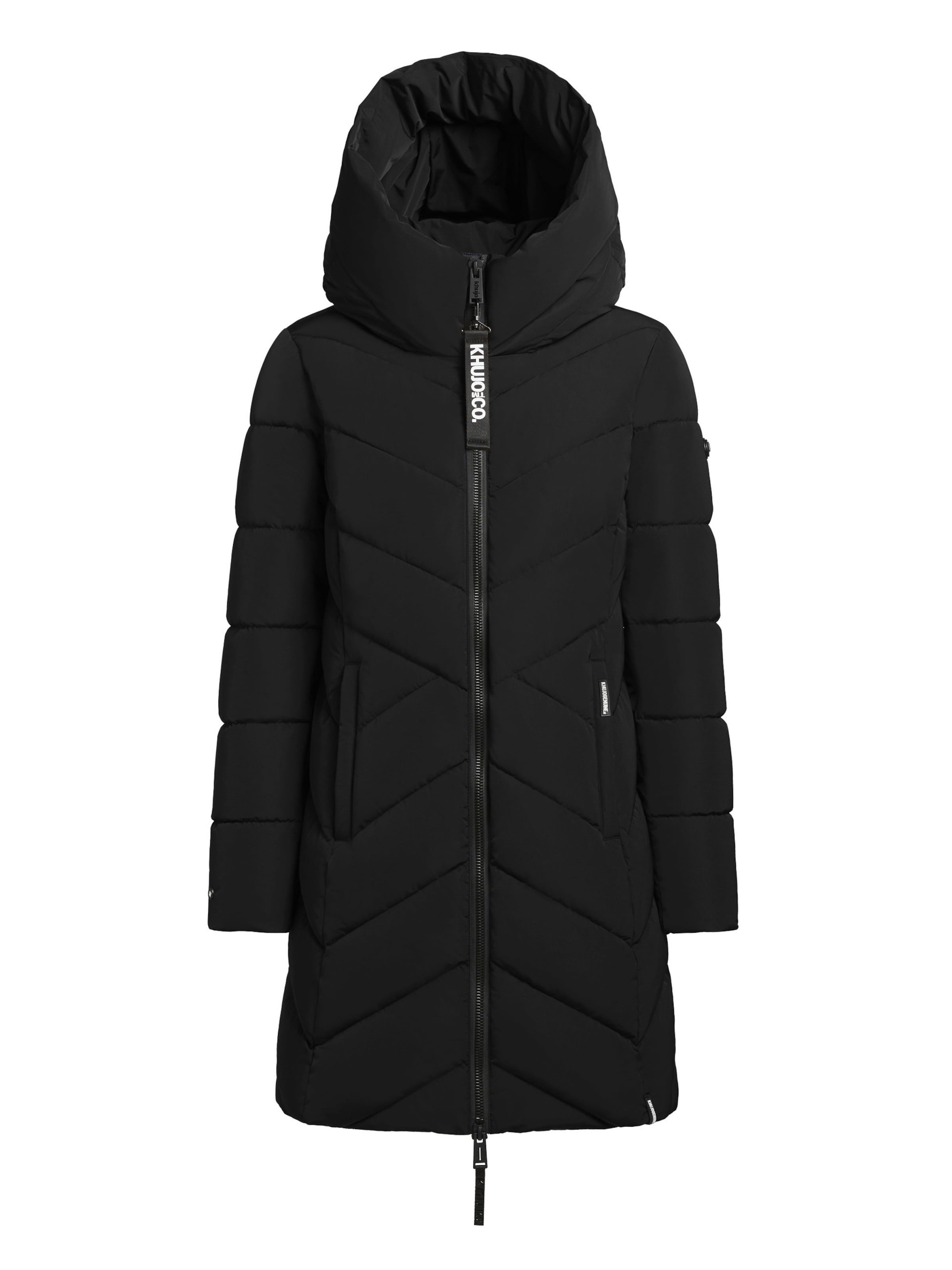 khujo Winter coat 'Darka2' in Black: front
