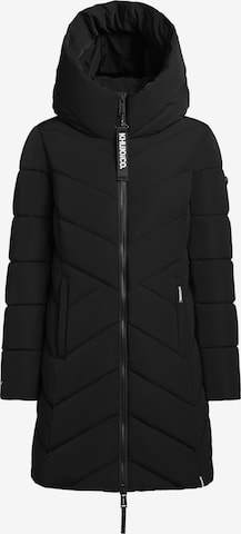 Manteau d’hiver 'Darka2' khujo en noir : devant
