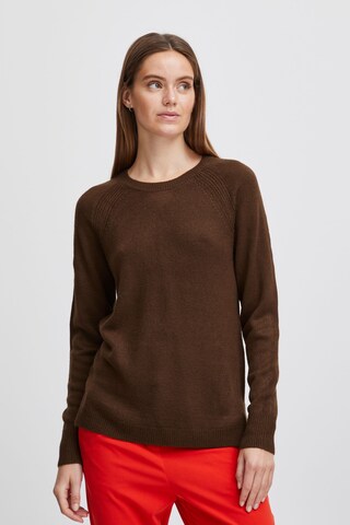 b.young Pullover 'MALEA' in Braun: predná strana