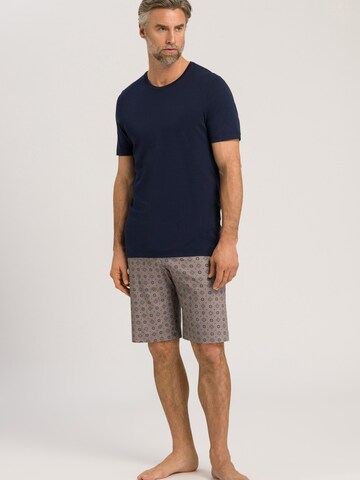 Hanro Short Pajamas ' Night & Day ' in Blue