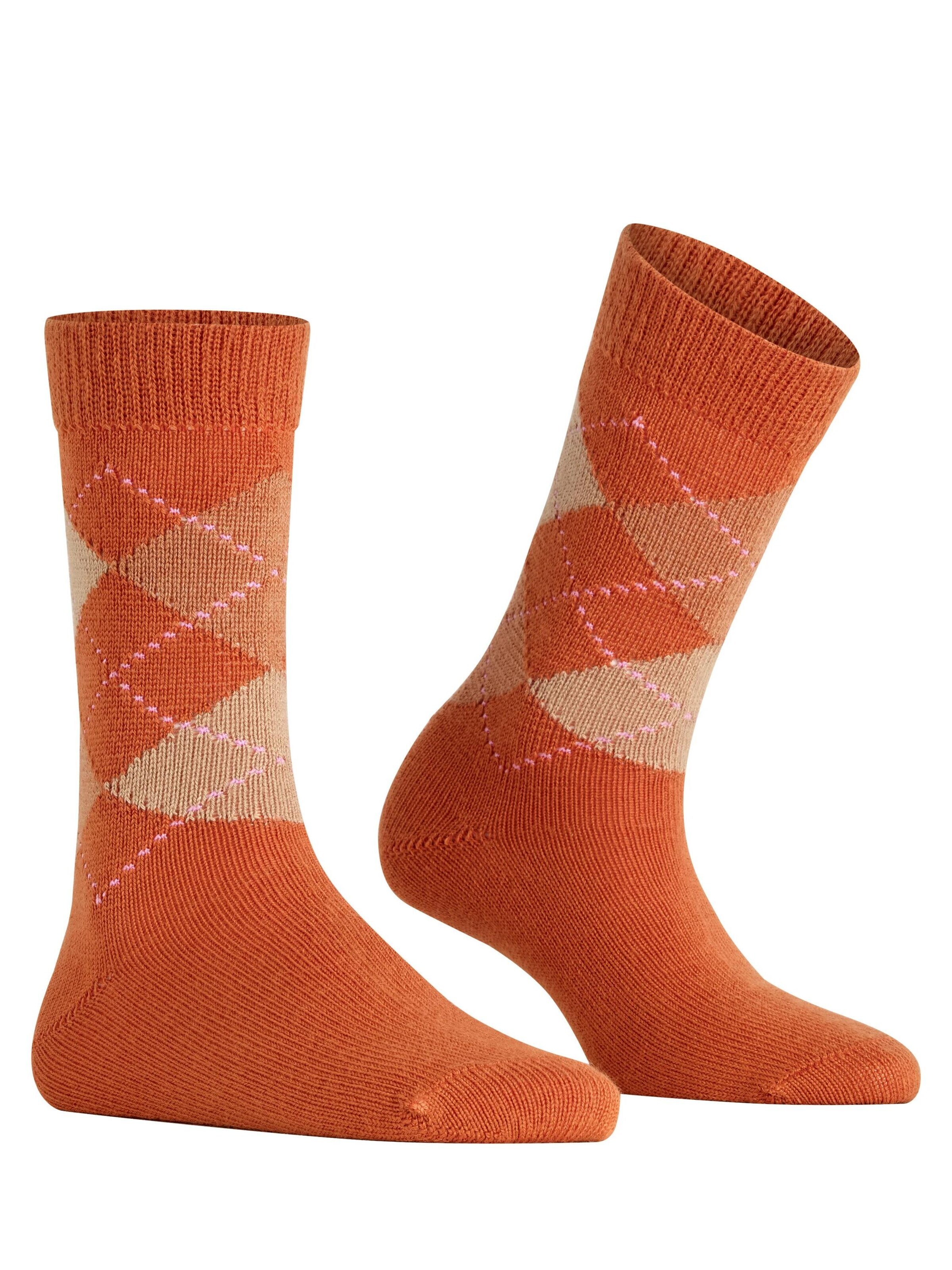 BURLINGTON Socks 'Whitby' in Orange