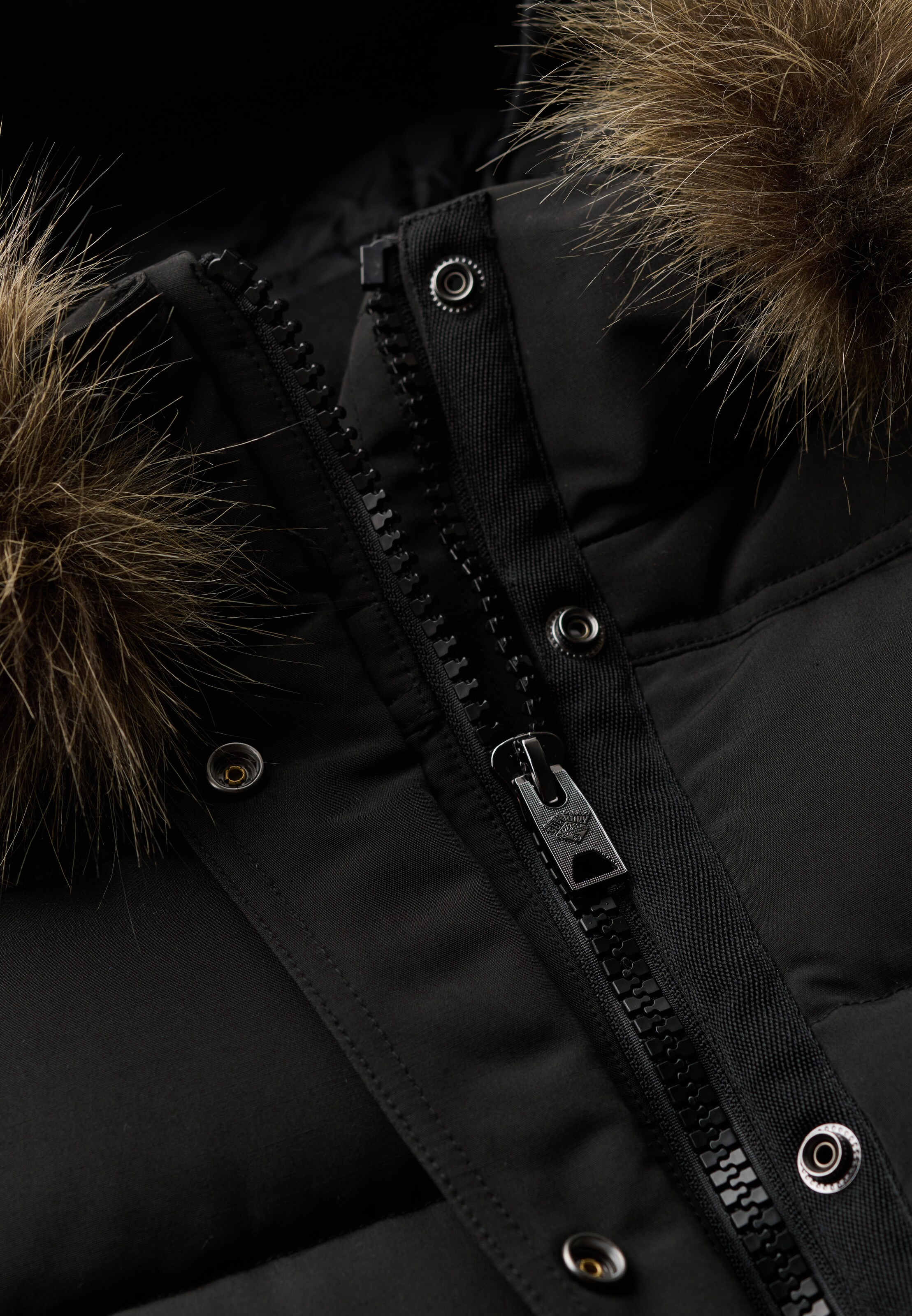 Superdry & Co Winter Jacket 'Everest' in Black