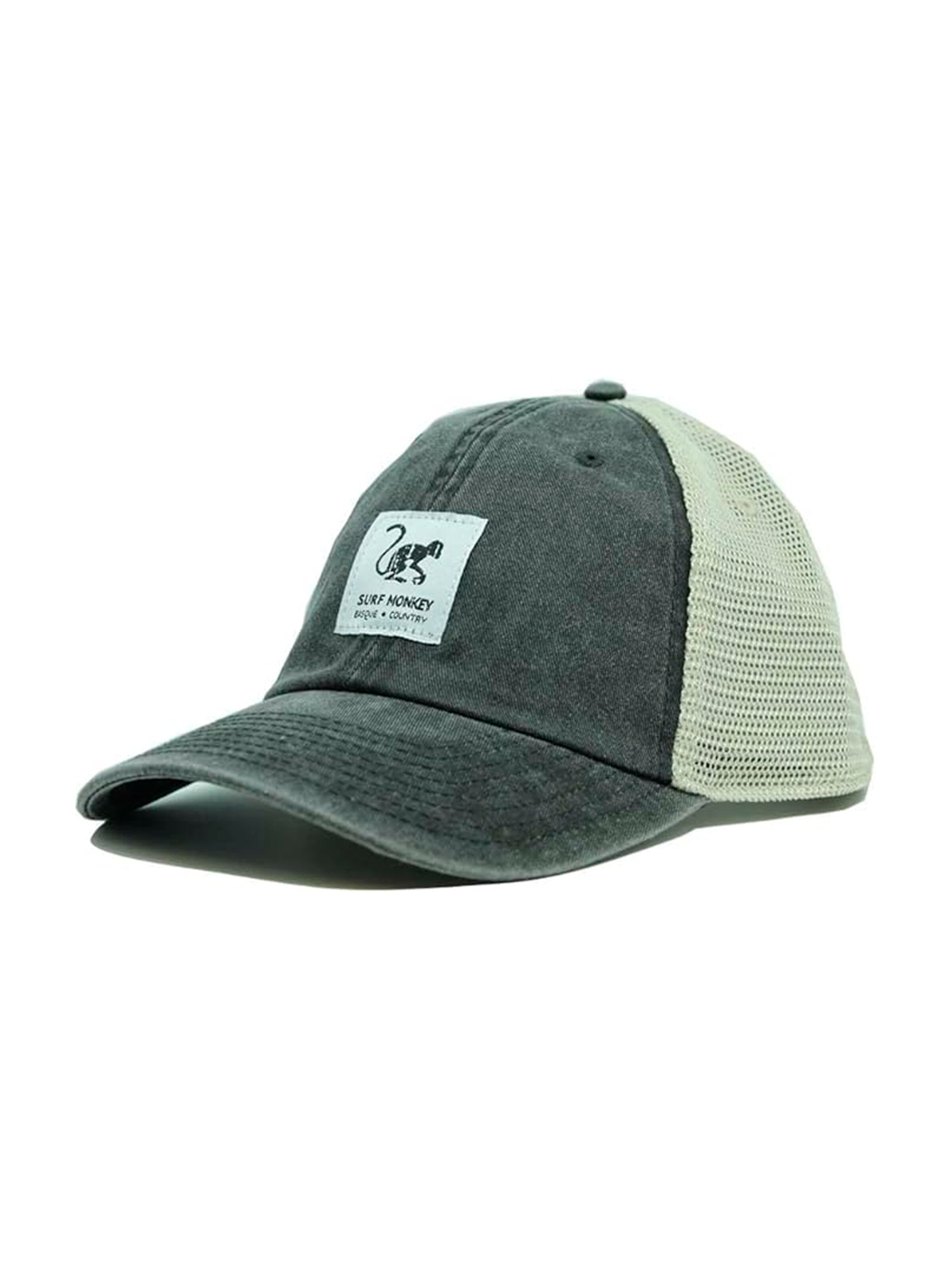 Surf Monkey Sportpet in Zwart: voorkant