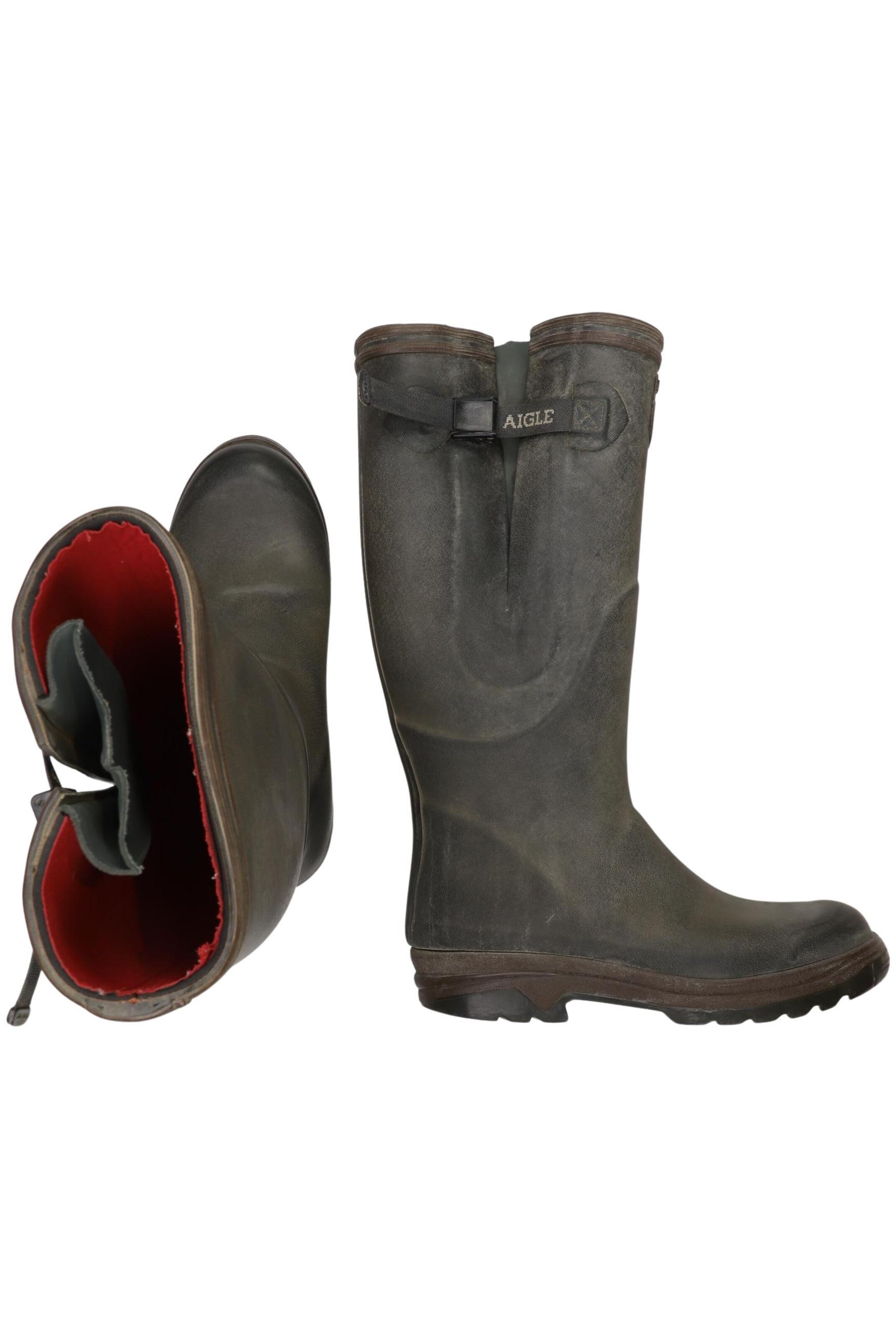 AIGLE Stiefel 42 in Grün: Vorderseite