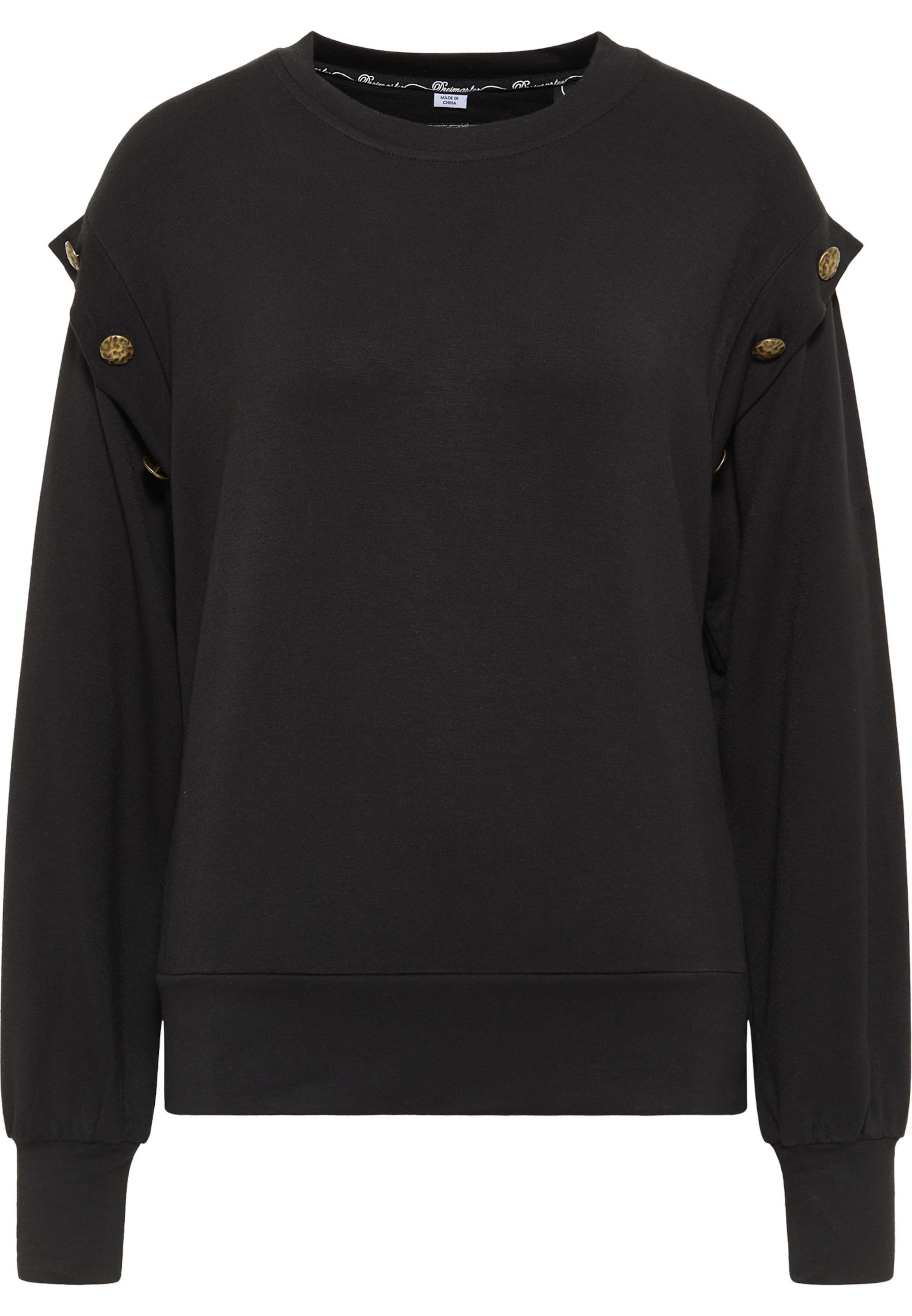 DreiMaster Vintage - Sweatshirt em preto: frente