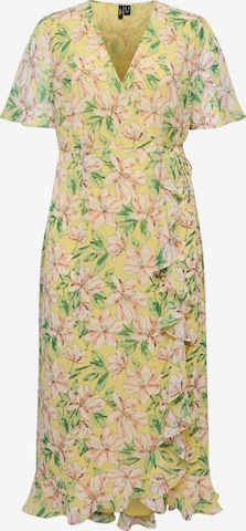 Robe 'VMCZille' Vero Moda Curve en jaune : devant