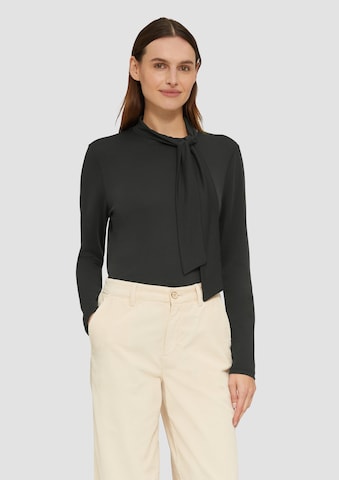 s.Oliver Shirt in Zwart: voorkant