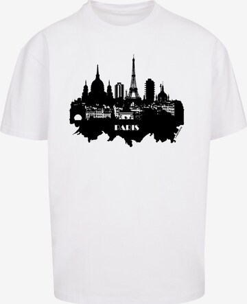 T-Shirt 'Cities Collection' F4NT4STIC en blanc : devant
