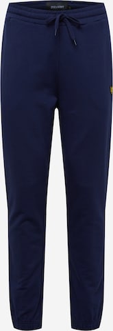Lyle & Scott Tapered Pants in Blue: front