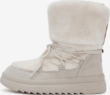 Ankle boots di Derimod in beige: frontale