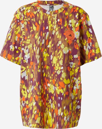 ADIDAS BY STELLA MCCARTNEY Camisa funcionais em opal / amarelo / laranja néon / borgonha, Vista do produto