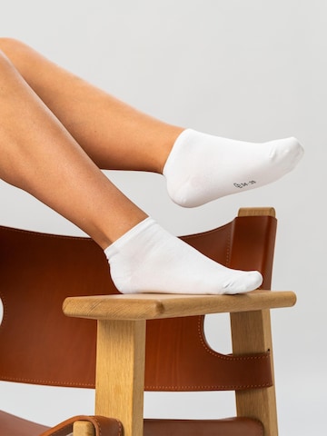 Copenhagen Bamboo Ankle socks in White