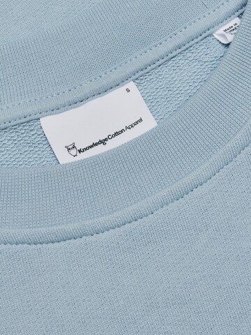KnowledgeCotton Apparel Sweatshirt 'Erica' in Blauw