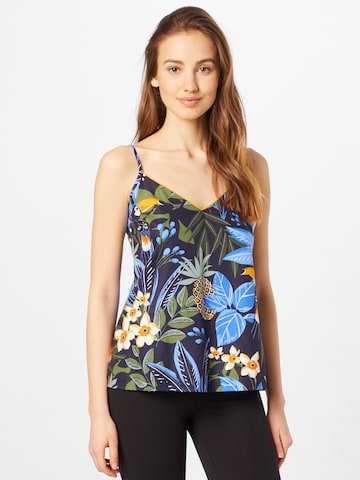 Chemise de nuit 'Sierra Toucan' Cyberjammies en bleu : devant