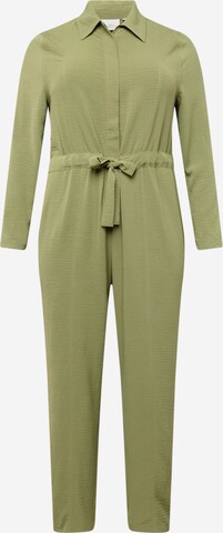 ONLY Carmakoma Jumpsuit 'METTA' in Groen: voorkant