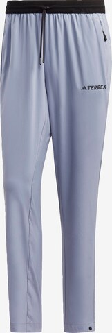 ADIDAS TERREX Regular Outdoor Pants 'Liteflex' in Purple: front
