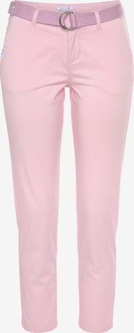 DELMAO Chino Pants in Pink: front