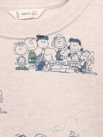 MANGO KIDS Sweatshirt 'SNAOP' i beige