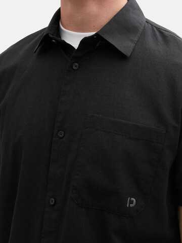 Coupe regular Chemise TOM TAILOR DENIM en noir
