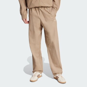 Largi Pantaloni 'FIREBIRD' de la ADIDAS ORIGINALS pe bej: față