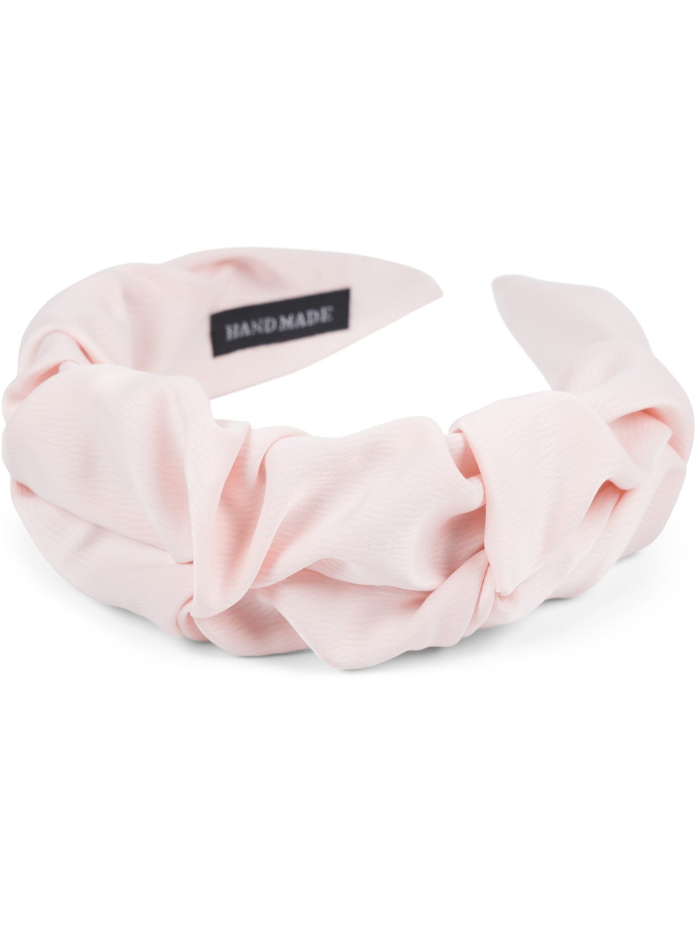 styleBREAKER Hair Jewelry 'Haarreif geflochten in Rüschen Optik' in Pink: front