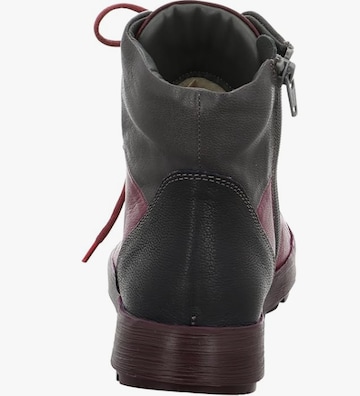 THINK! Lace-Up Ankle Boots 'Comoda' in Red