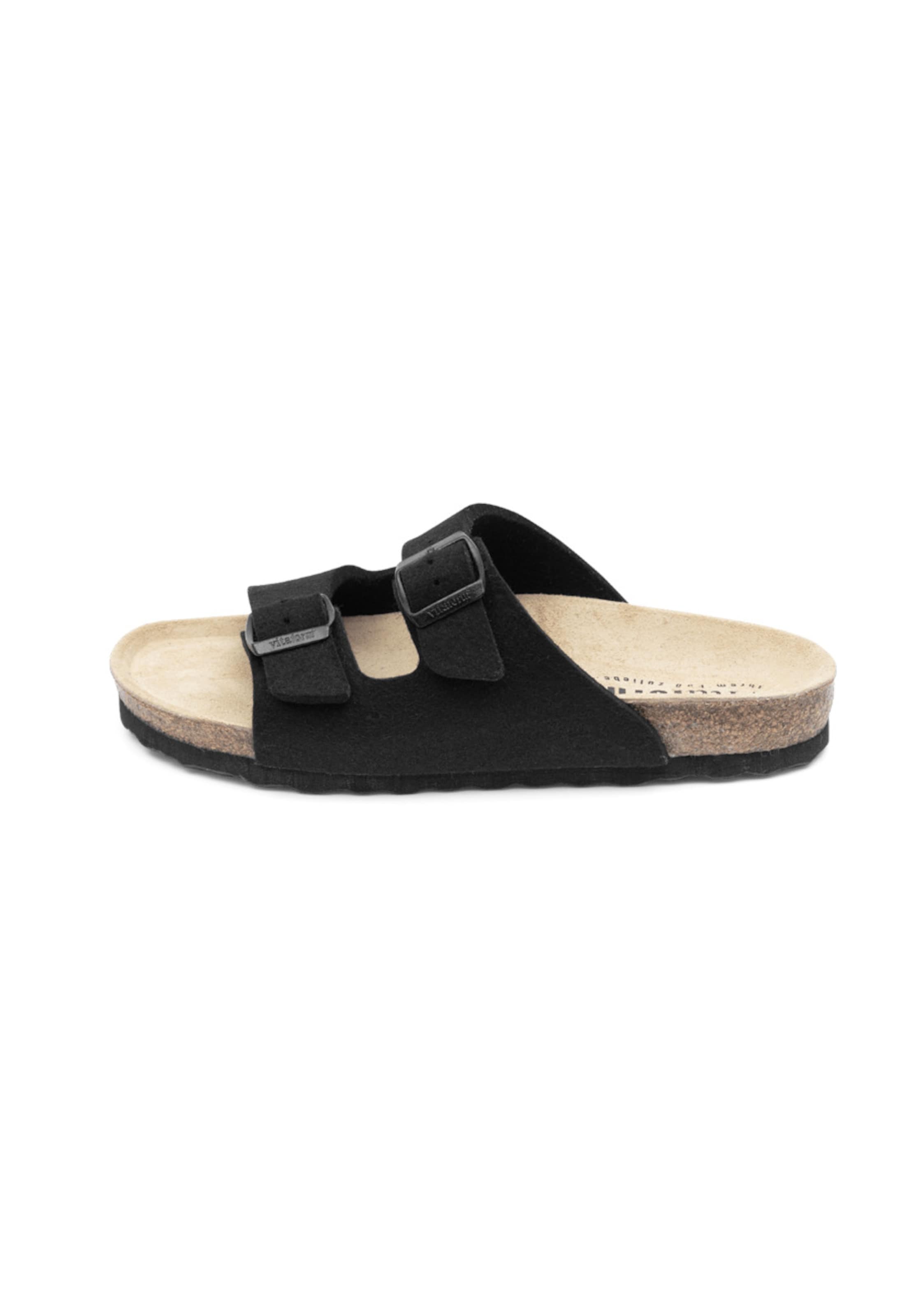 VITAFORM Pantolette in Schwarz
