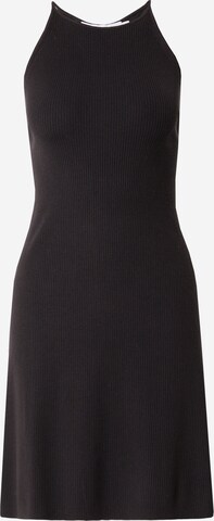 Calvin Klein Jeans Stickad klänning i svart: framsida