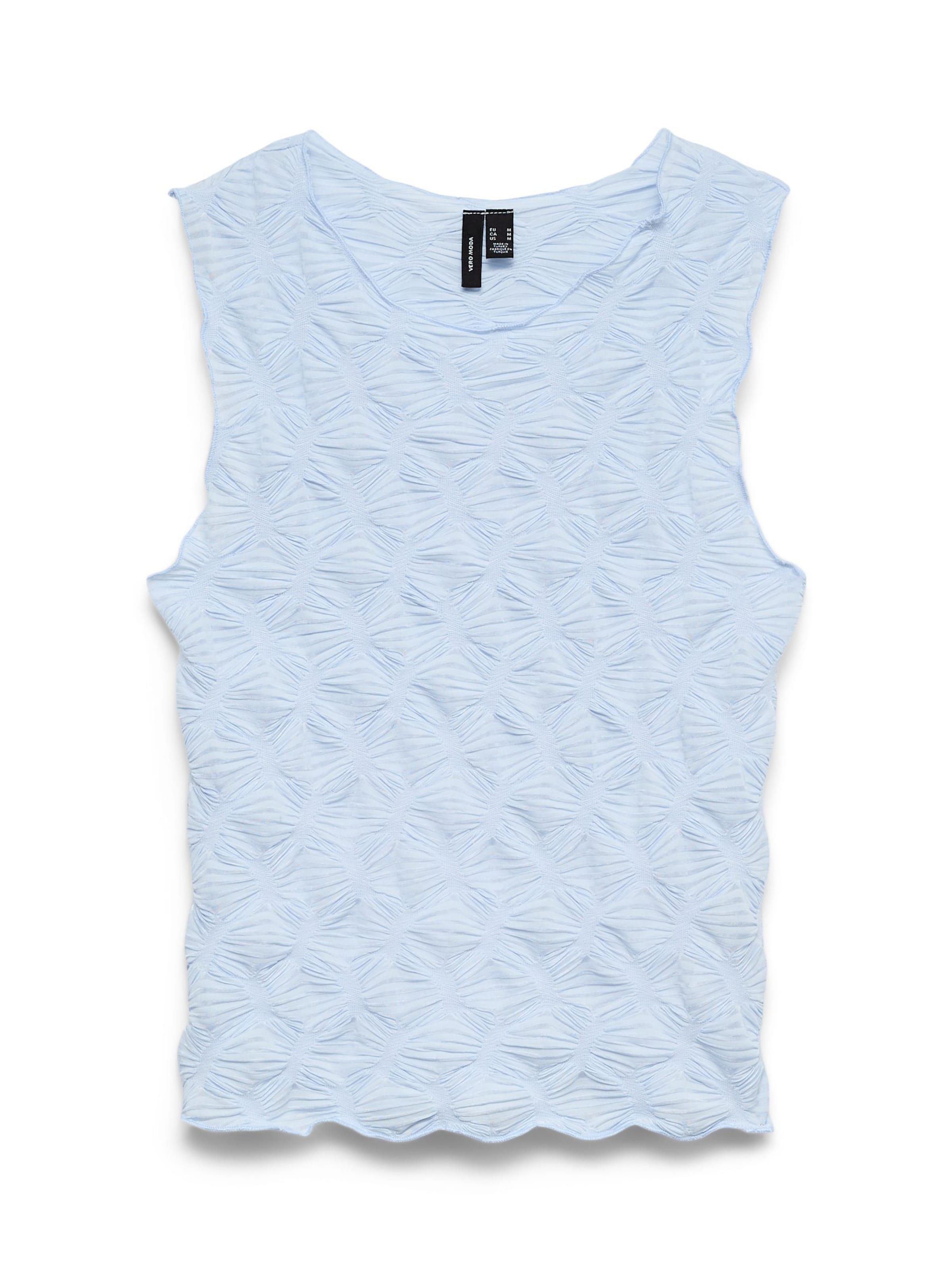 VERO MODA Top 'ELIZ' in Blauw: voorkant