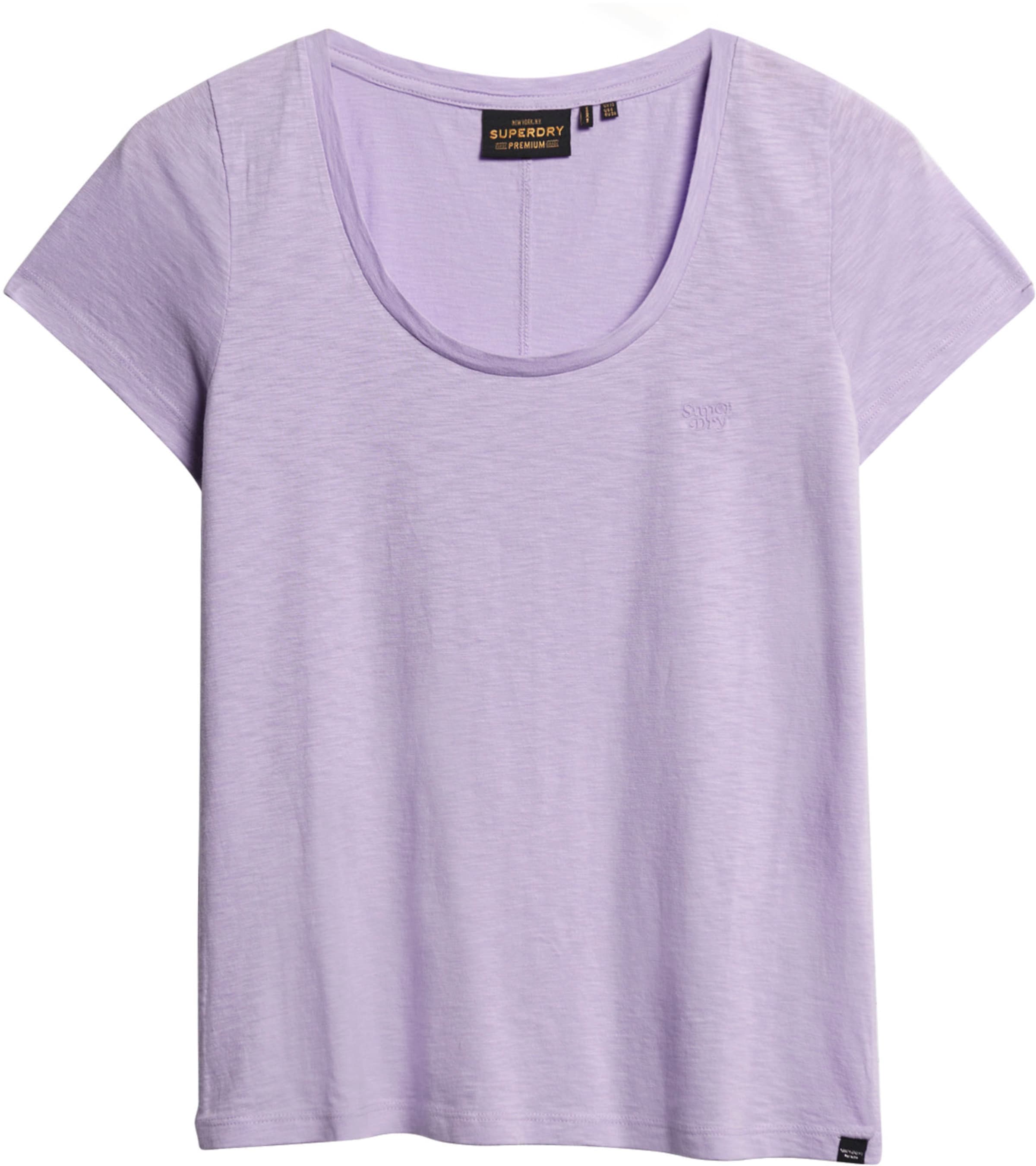 Superdry Shirt in Lila: voorkant