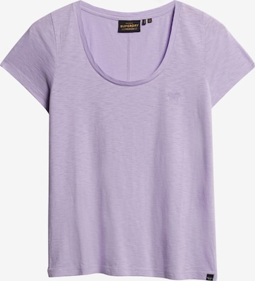 Superdry Shirt in Lila: voorkant