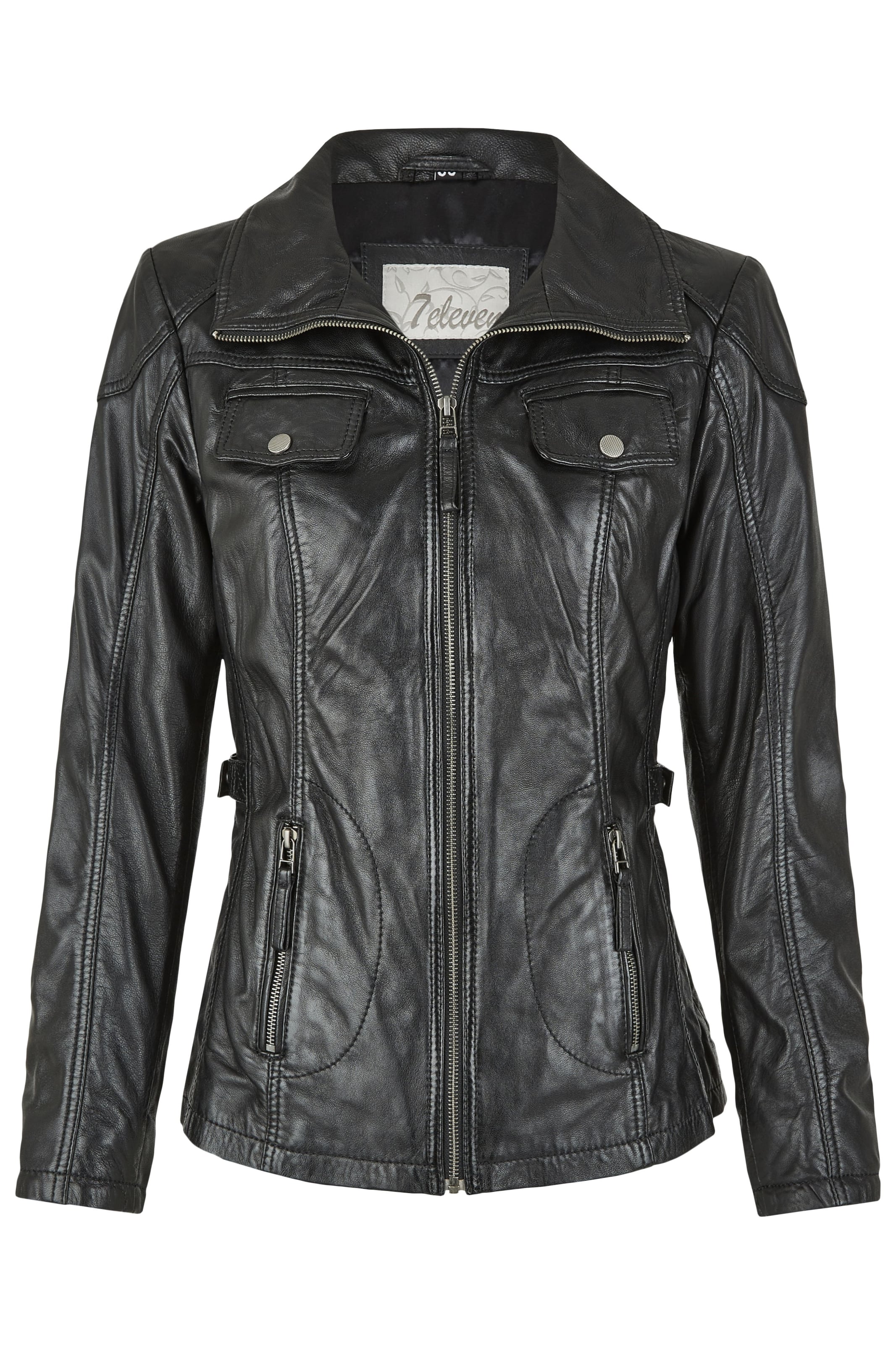 7ELEVEN Between-season jacket 'SEMerle' in Black: front