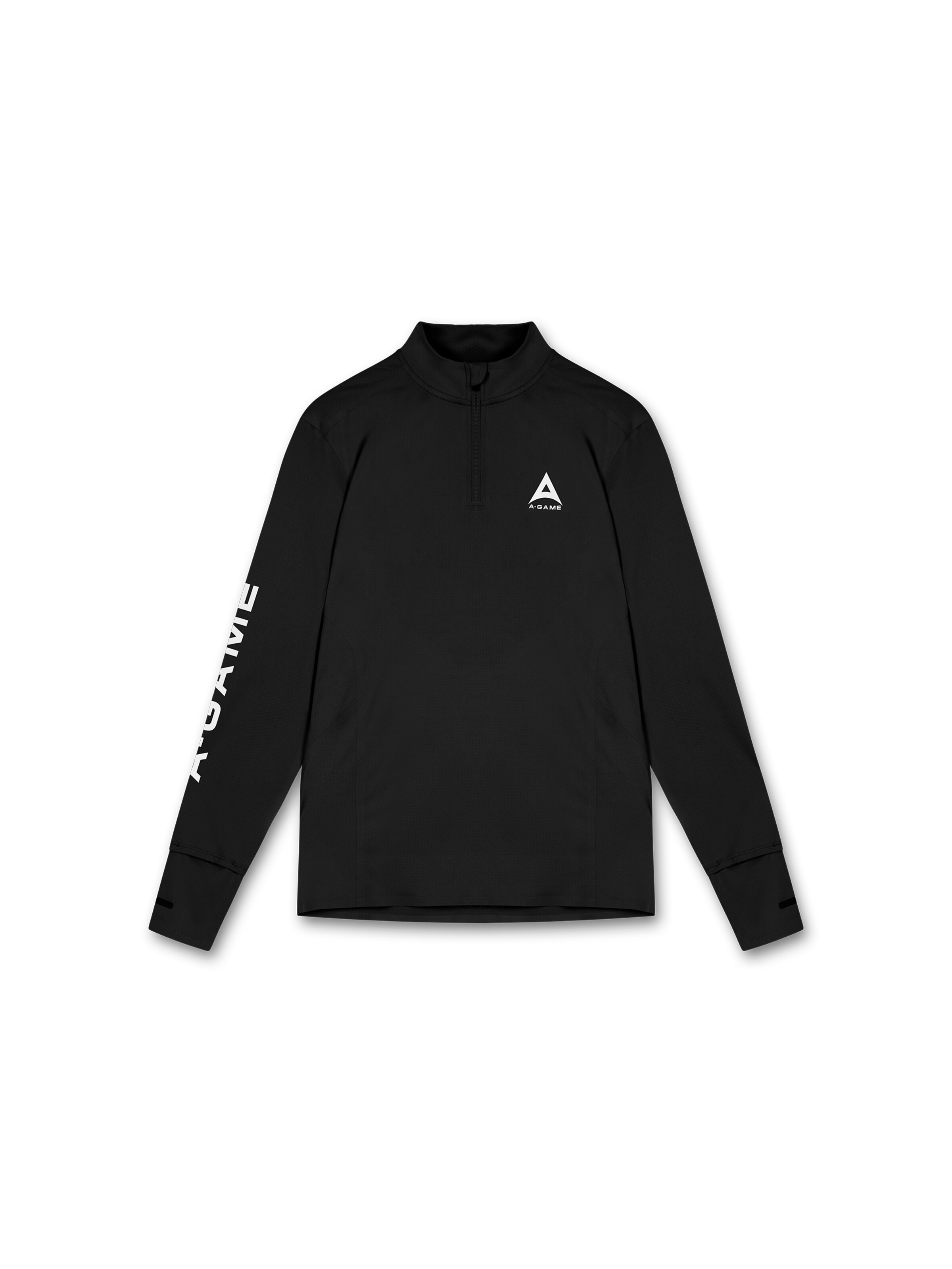 Maglia funzionale di A-Game in nero: frontale