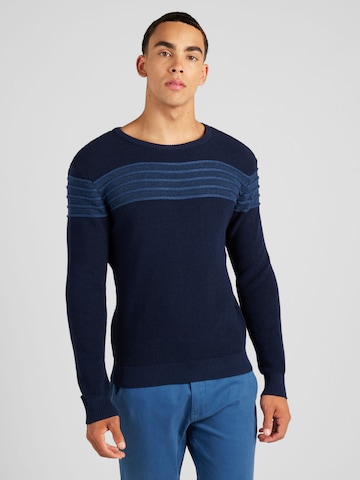 ABOUT YOU Sweater 'Emre' in Blue: front