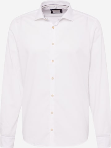 OLYMP - Camisa clássica em branco: frente