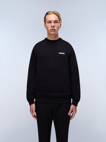 NAPAPIJRI Sweatshirt 'B-Guide' i svart: framsida