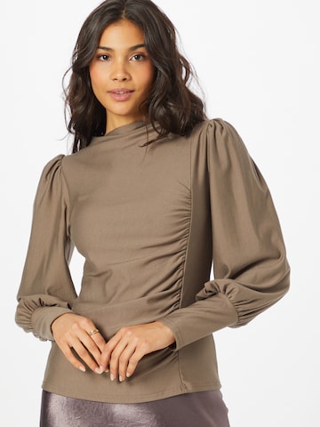 Gestuz Shirt 'Rifa' in Brown: front