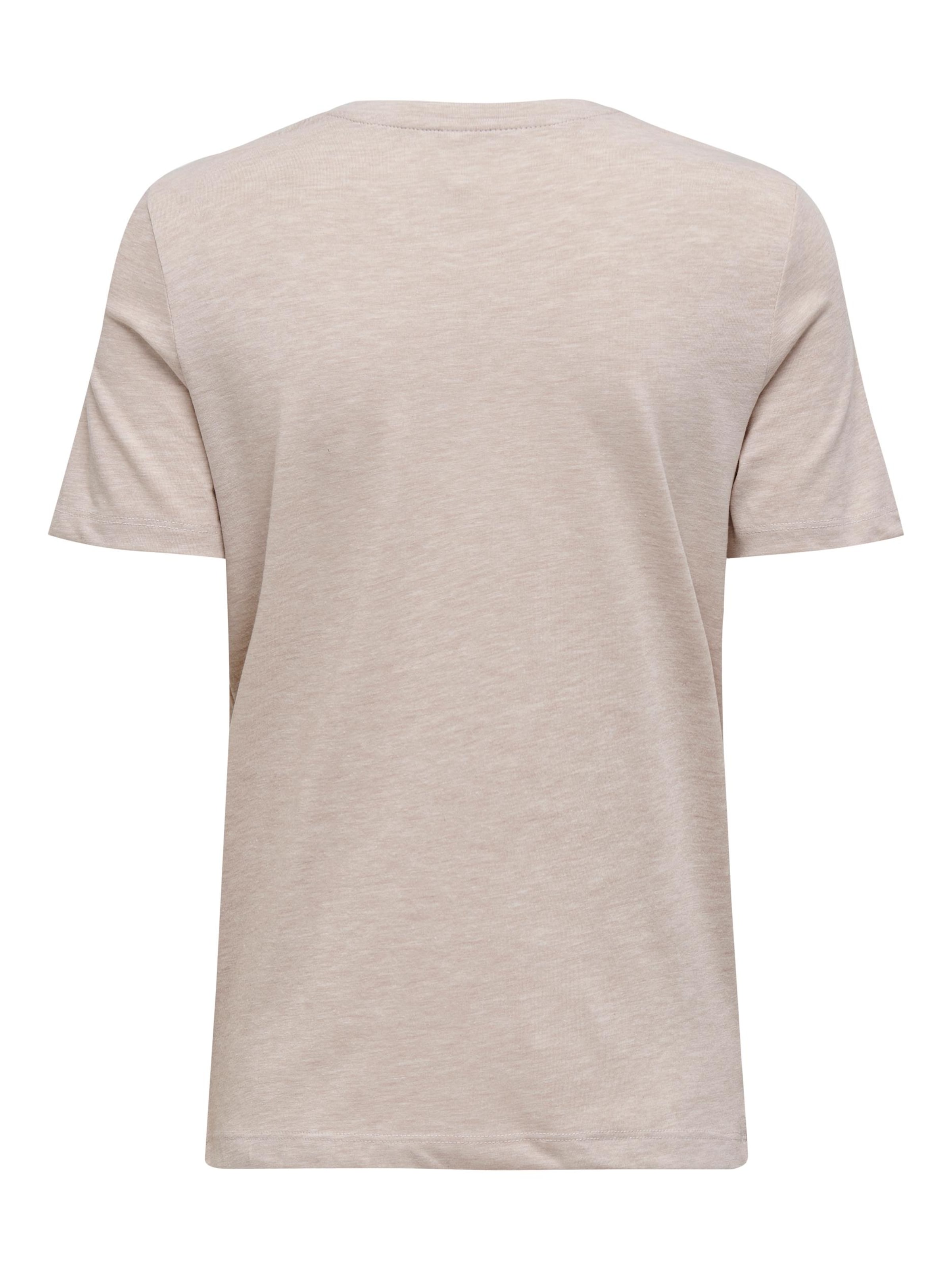 ONLY T-shirt 'PALMIE' i beige