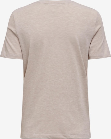 T-shirt 'PALMIE' ONLY en beige