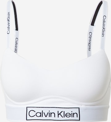 Calvin Klein Underwear Сутиен в бяло: отпред