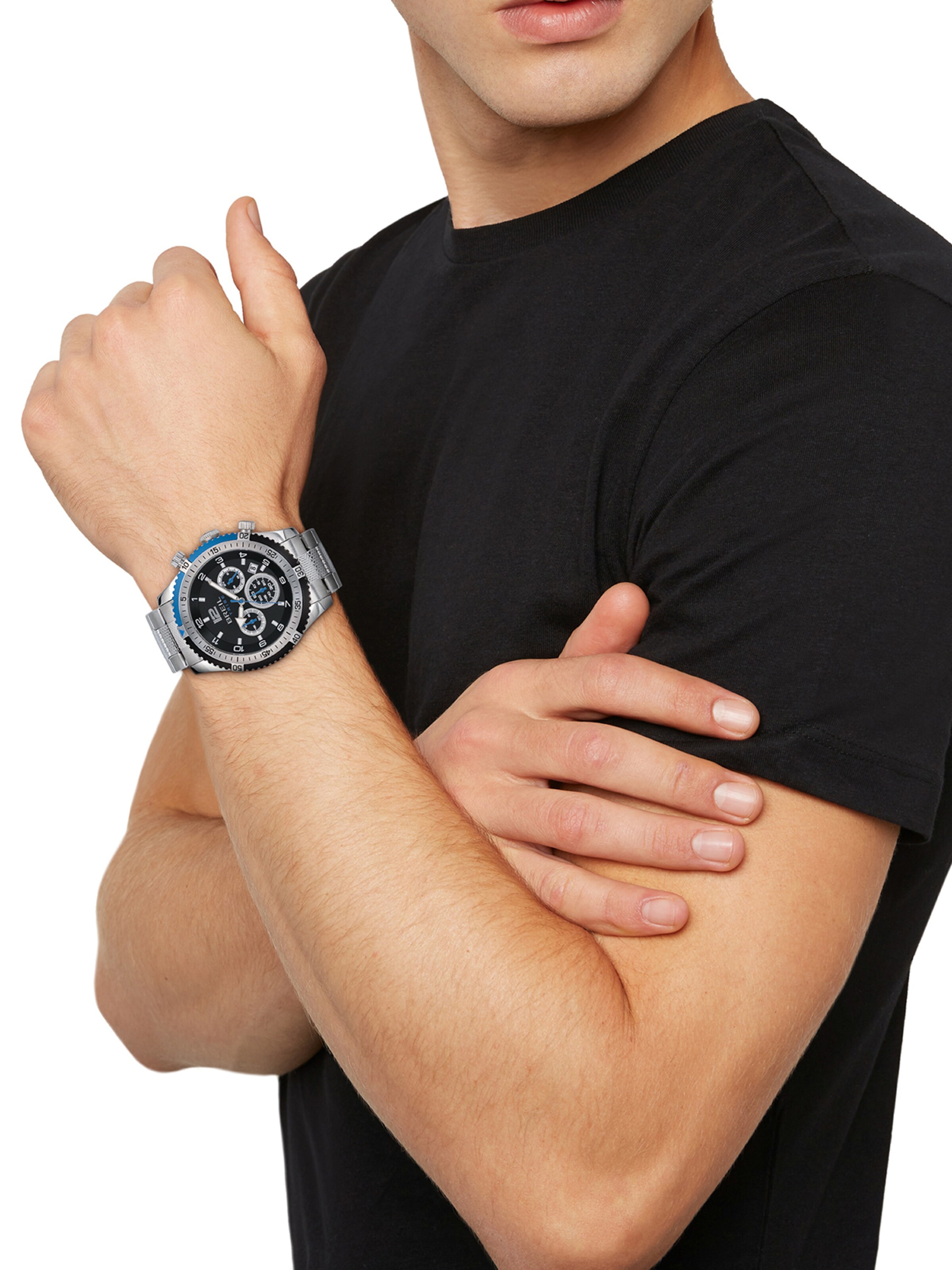 Breil Analog watch in Silver: front