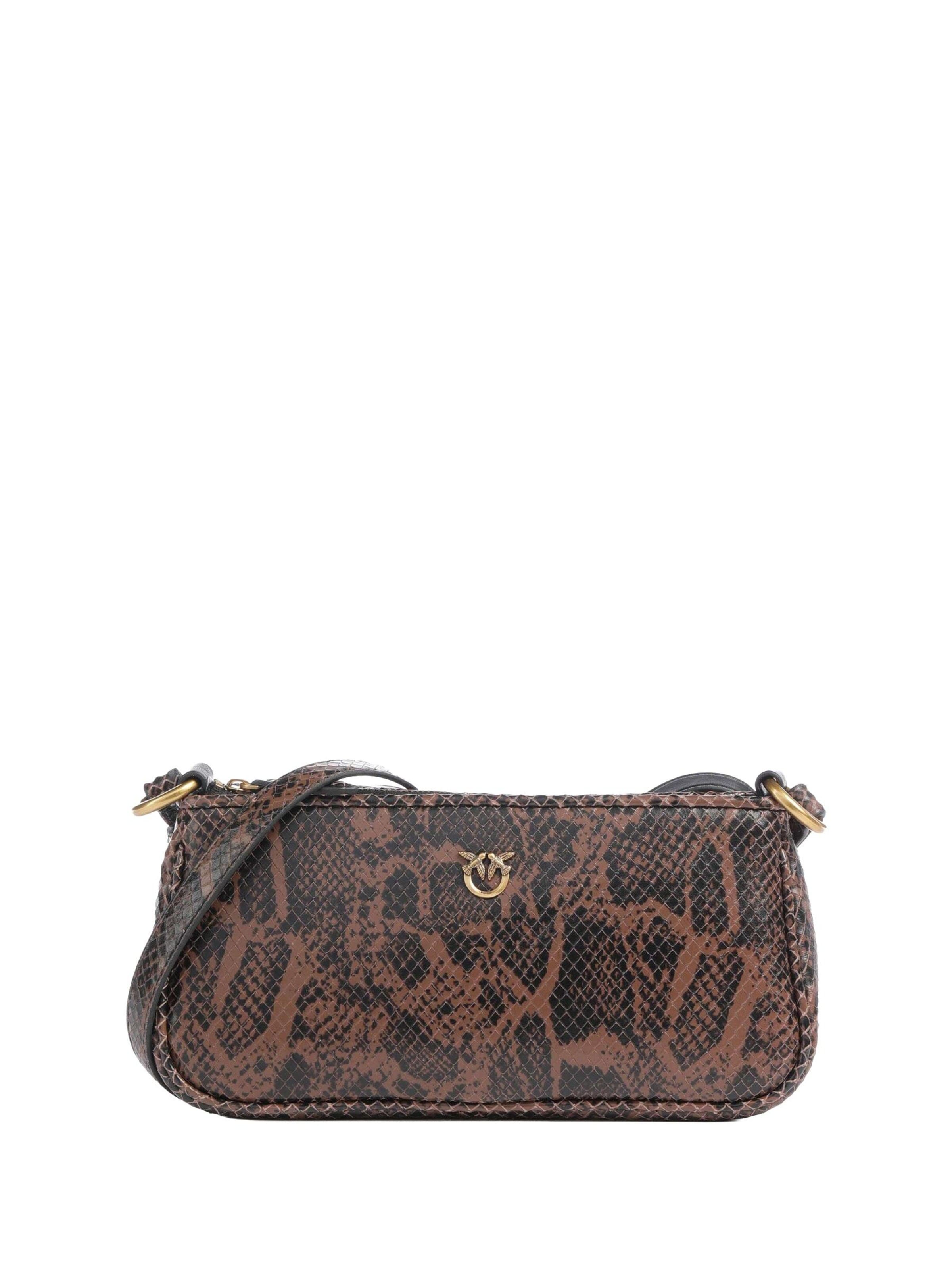 PINKO - Bolso de mano en marrón: frente