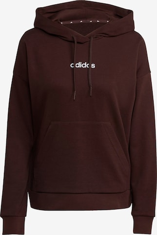 Felpa sportiva di ADIDAS SPORTSWEAR in marrone: frontale