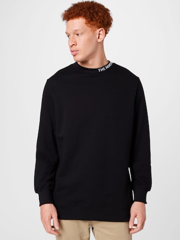 THE NORTH FACE Sweatshirt in Zwart: voorkant