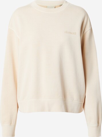 ELEMENT Sweatshirt 'STARGLAZER' in Beige: predná strana