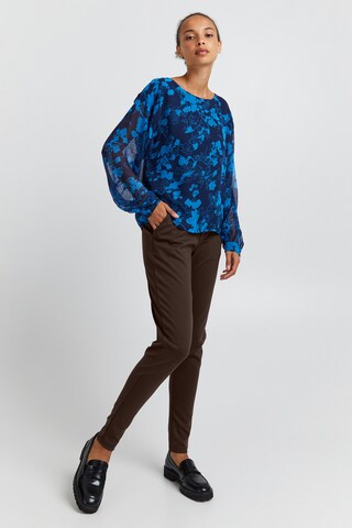 ICHI Tapered Broek 'Kate' in Bruin
