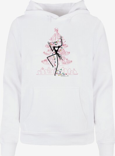 ABSOLUTE CULT Sweat-shirt 'The Nightmare Before Christmas - Tree' en vert / rose / noir / blanc, Vue avec produit