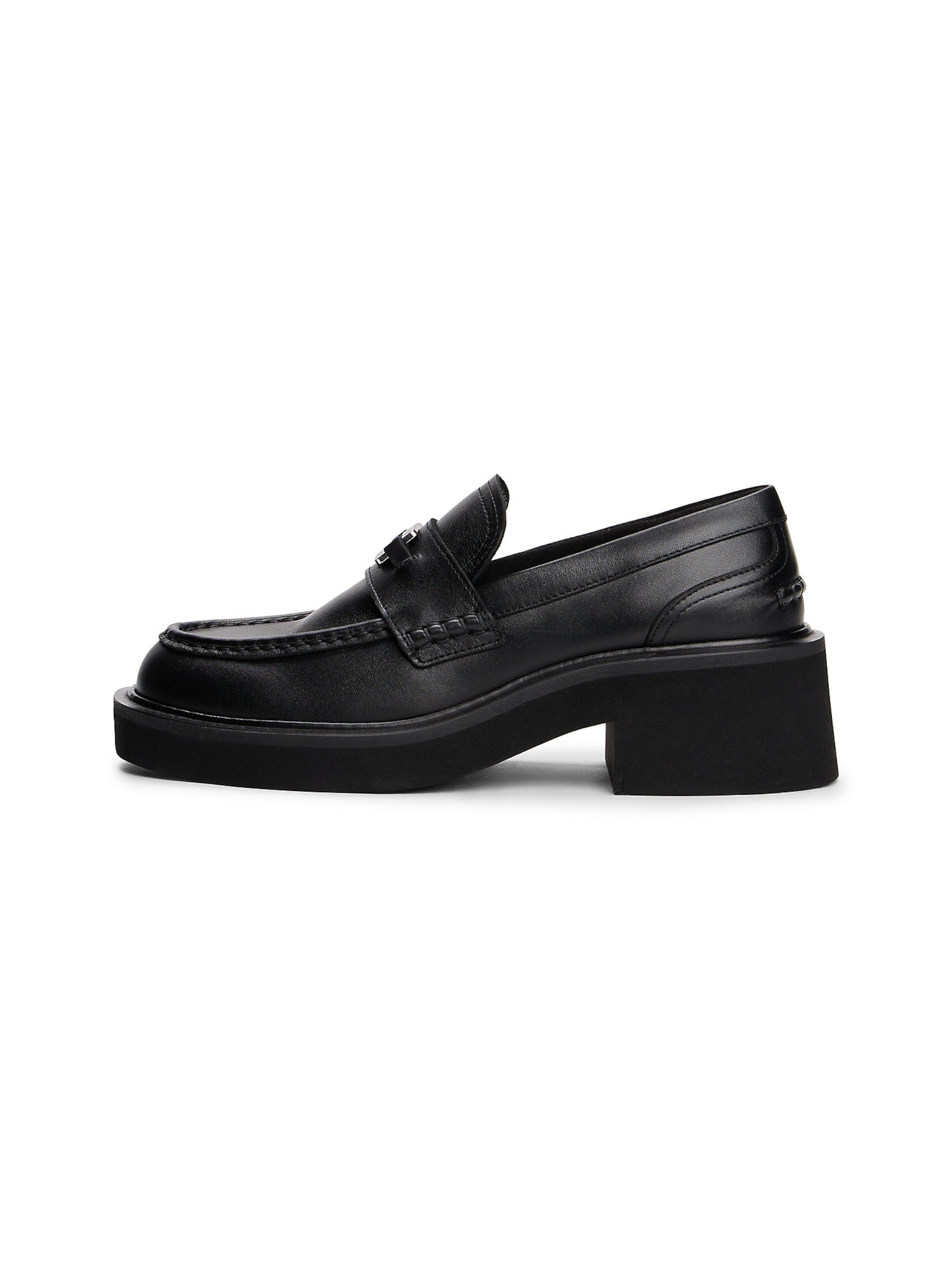 Tommy Jeans Slip-ons in Black: front